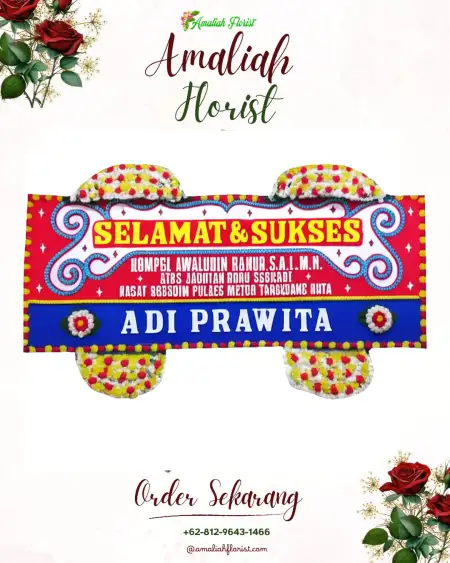 Papan Bunga Ucapan Selamat Kalilembu